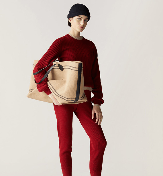 Loro Piana o1w1db10724 Maras Crewneck Sweater in Red Size L / US 10 / IT 46 - 6 Thumbnail