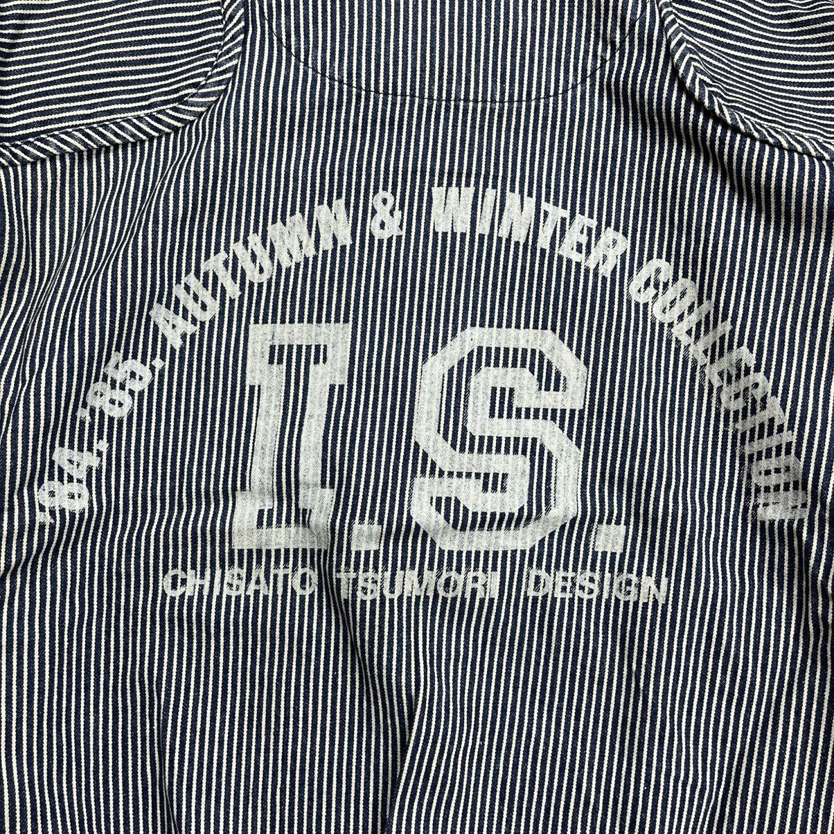 Issey Miyake Vintage Issey miyake AW 84-85 stripe hickory bomber jacket Size US M / EU 48-50 / 2 - 5 Thumbnail