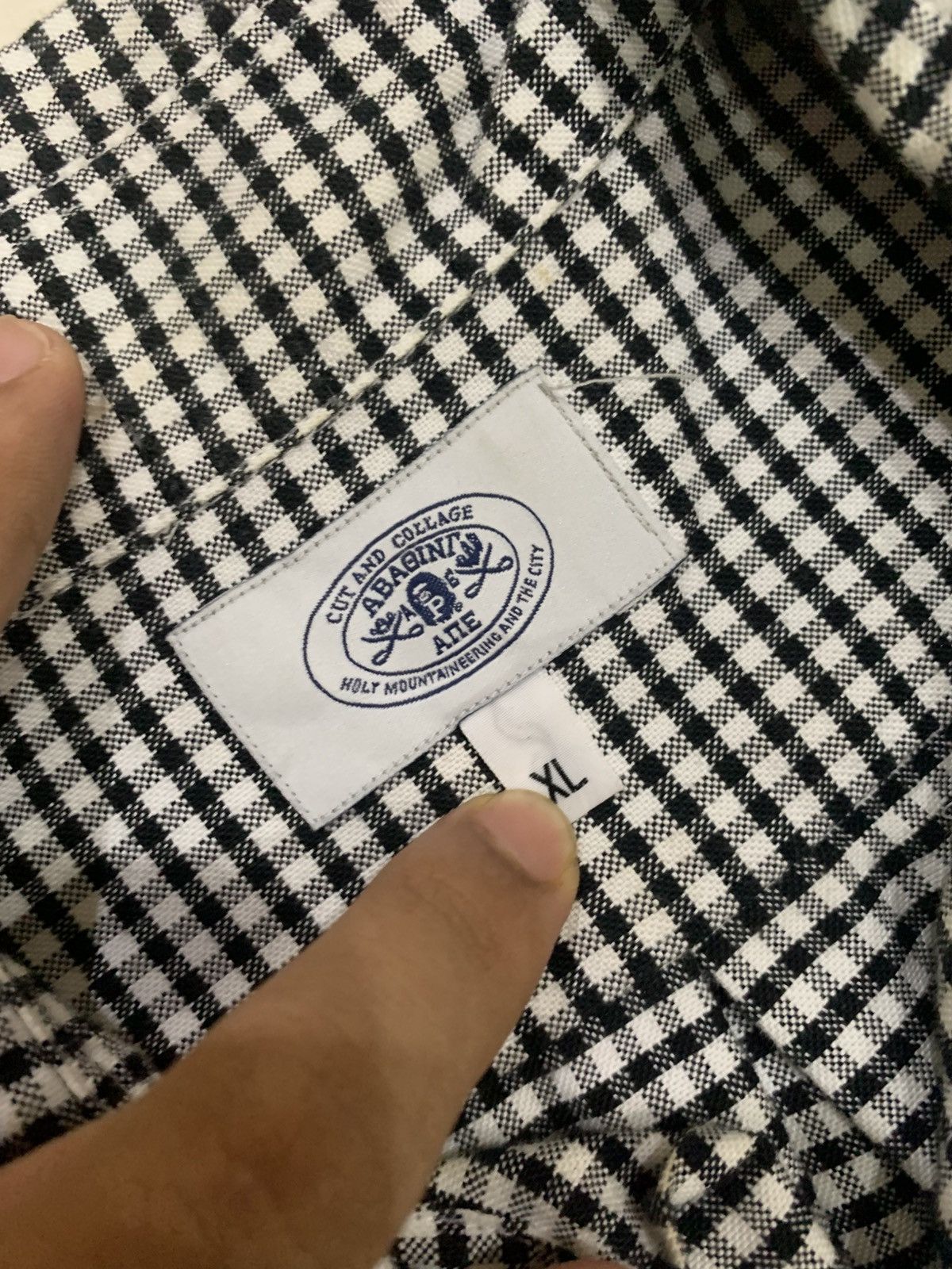 Bape bape short sleve checkered shirt🇯🇵 Size US XL / EU 56 / 4 - 2 Thumbnail