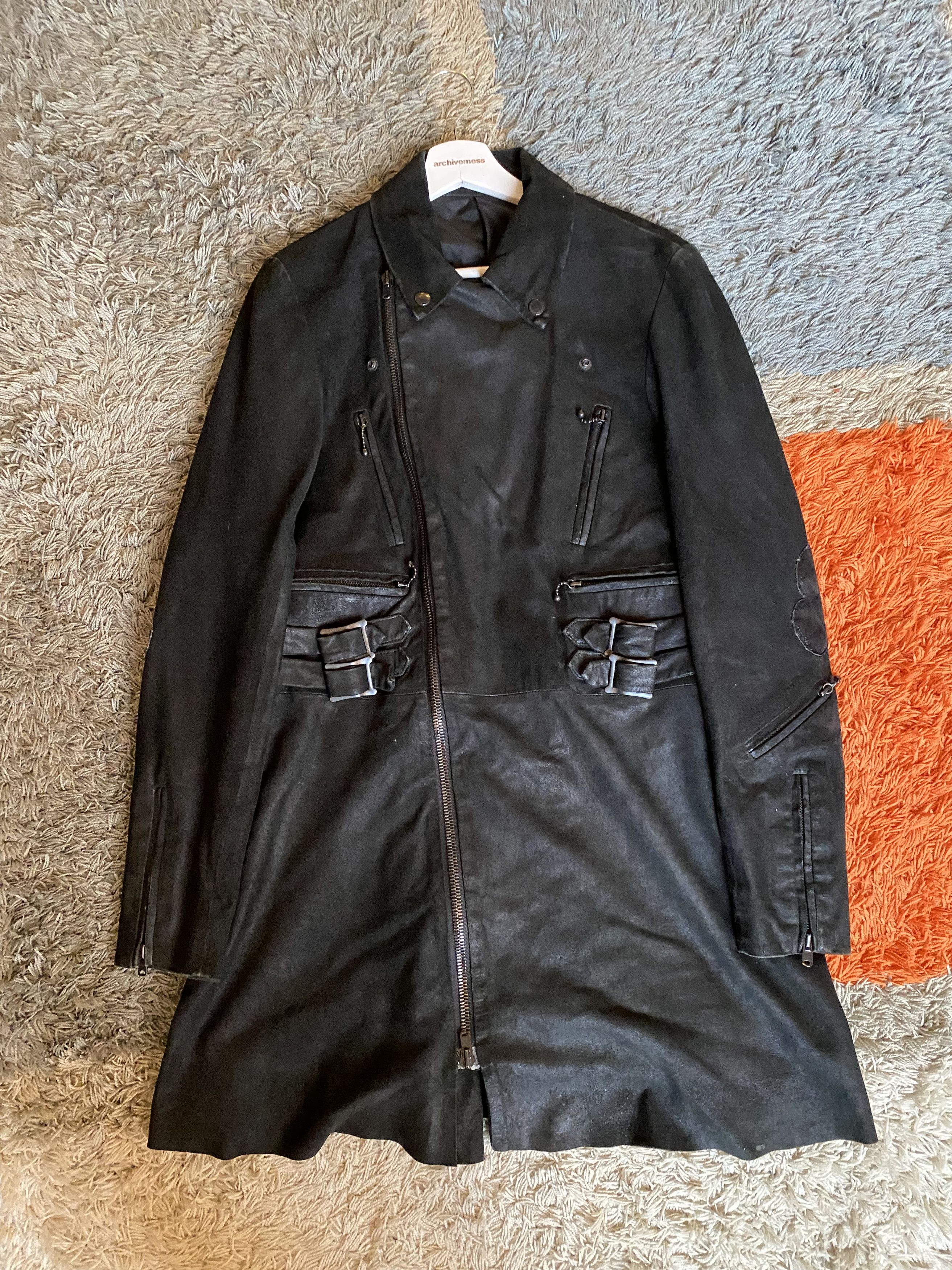 Number (N)ine Number (N)ine Lamb Leather Rider Jacket 2006 F/W Size US M / EU 48-50 / 2 - 2 Thumbnail