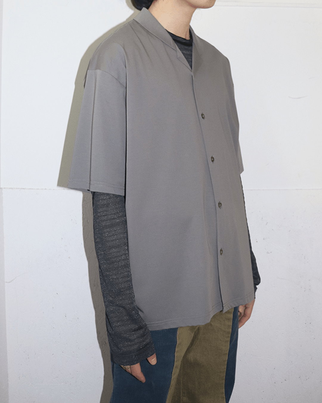 08sircus 08sircus SS20 Round Collar Half Shirt Size US XL / EU 56 / 4 - 3 Thumbnail