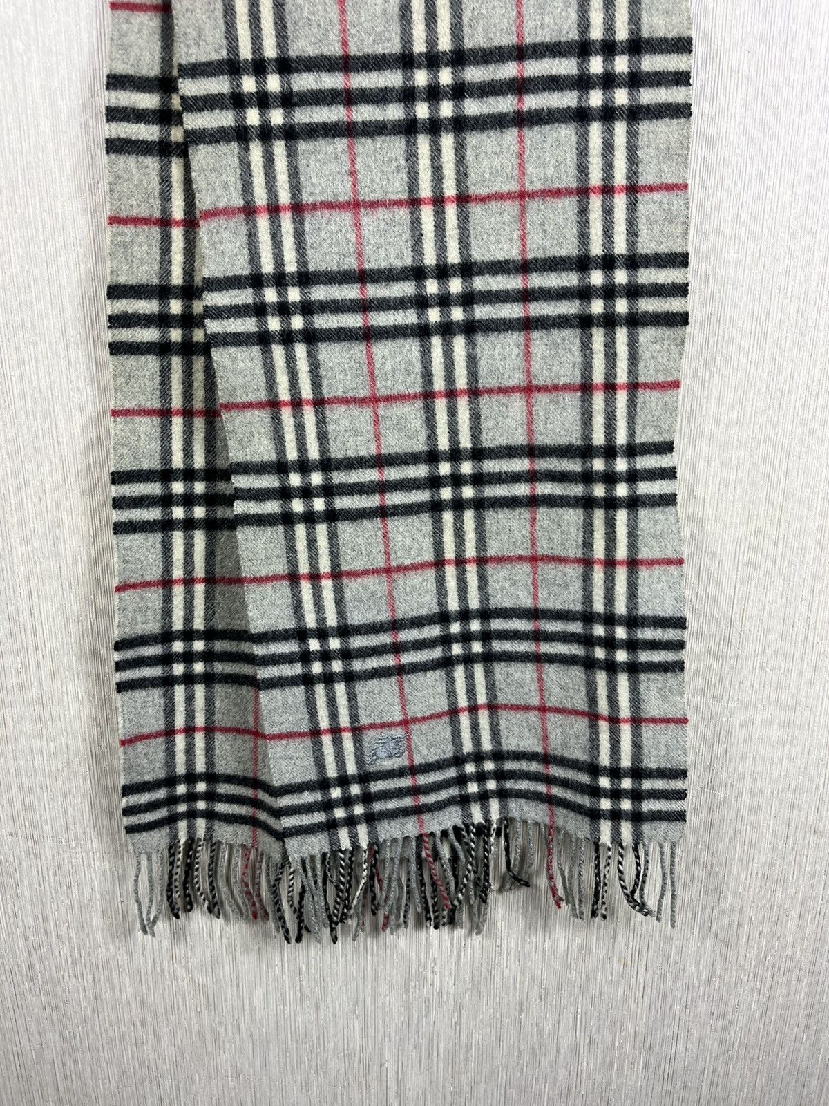 Burberry × Vintage Vintage Burberry London lambs wool checked scarf muffler Size ONE SIZE - 12 Thumbnail
