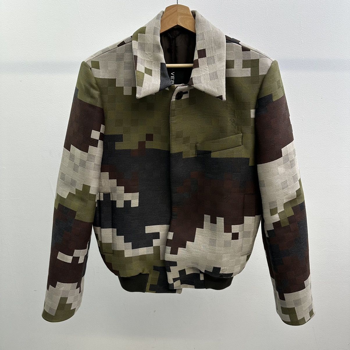 image of Louis Vuitton Pharrell Digi Camo Blazer, Men's (Size 46L)