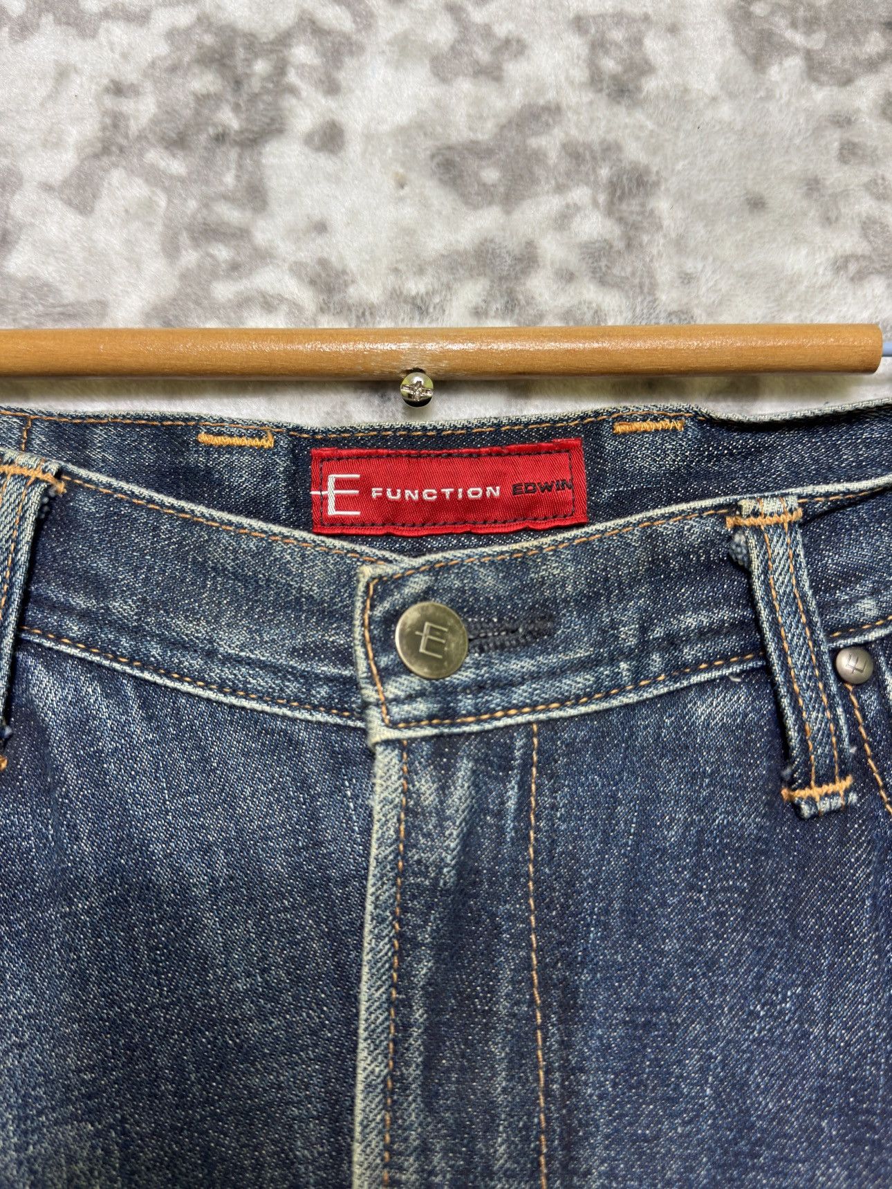Edwin Vintage Edwin E-Function J-Cut Twisted Leg Jeans Size US 30 / EU 46 - 7 Thumbnail