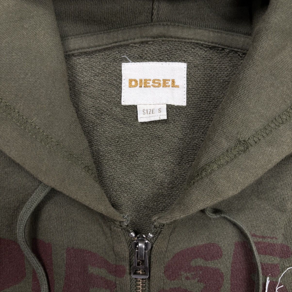 Diesel 2000s Diesel - Patchwork Only The Brave Zip Hoodie Size US M / EU 48-50 / 2 - 8 Thumbnail