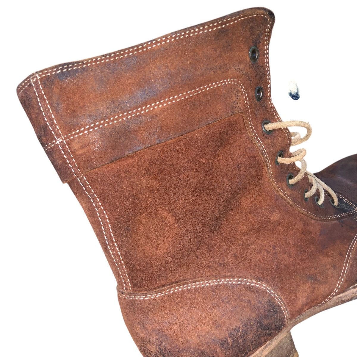 Buttero × Red Wing Vintage Buttero Boot Suede Leather Shoes Size US 9 / EU 42 - 2 Thumbnail