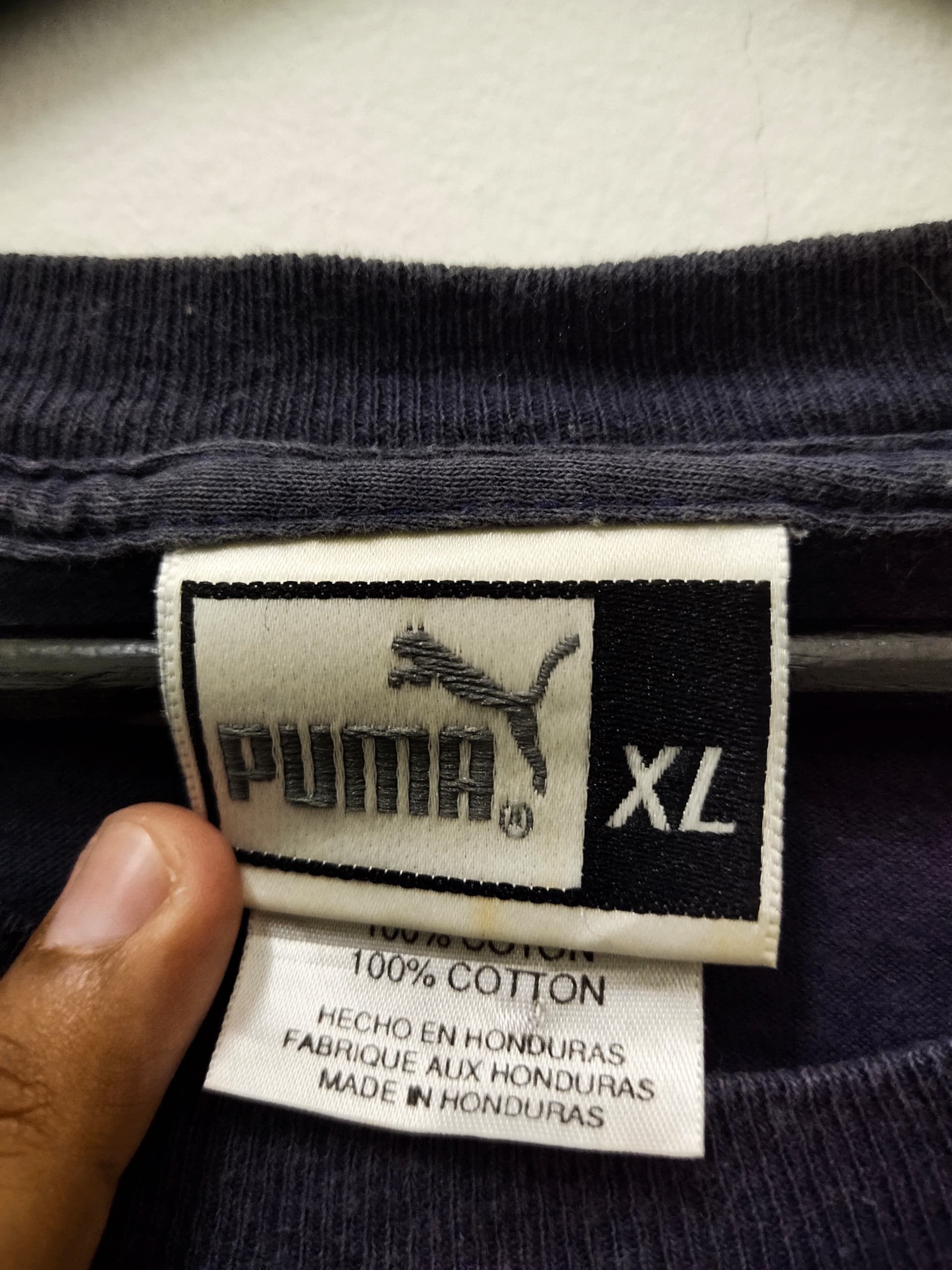 NFL Vintage Puma NFL navy blur t shirt nice design Size US XL / EU 56 / 4 - 2 Thumbnail