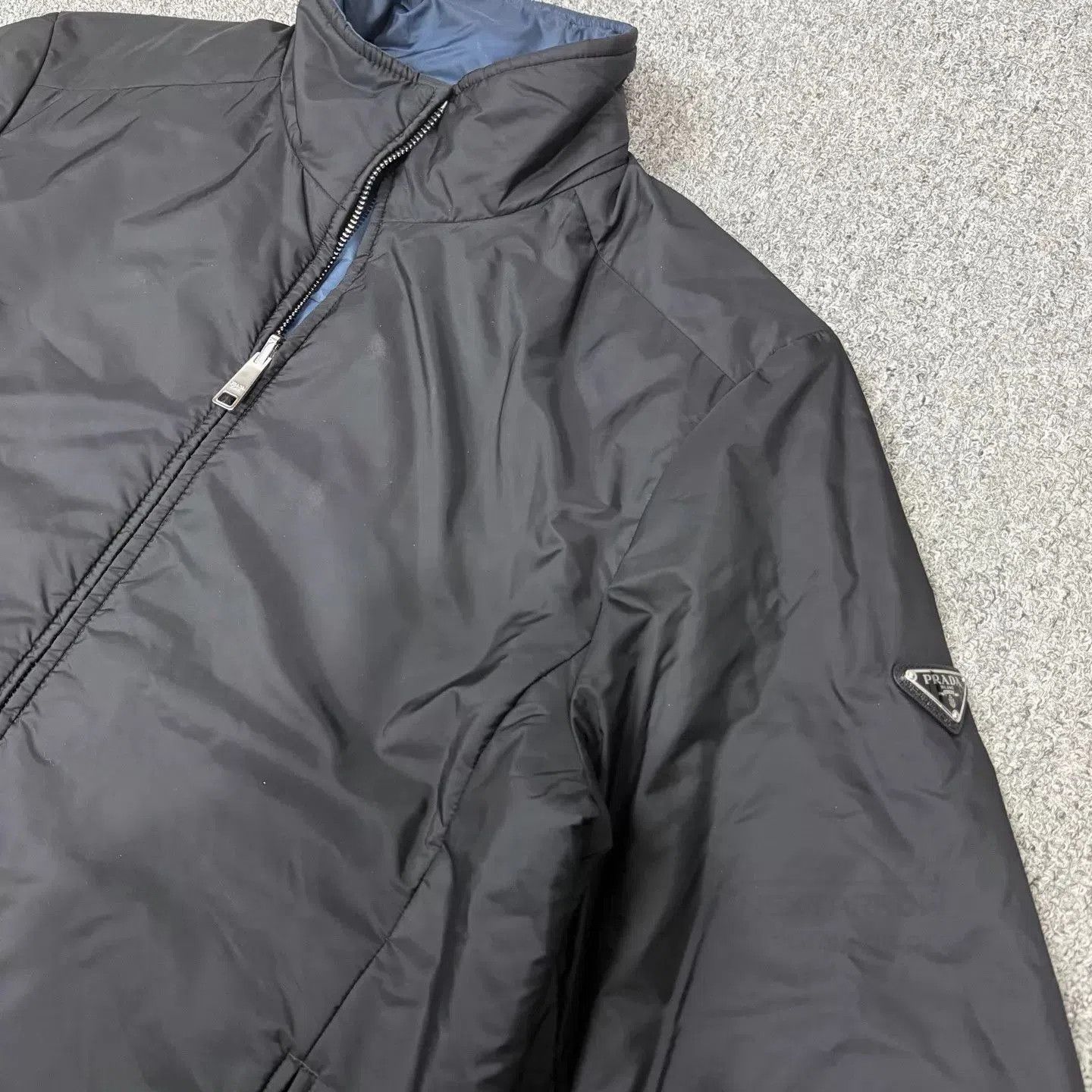 Prada Black Lightweight Zip-Up Jacket. Size US L / EU 52-54 / 3 - 3 Thumbnail