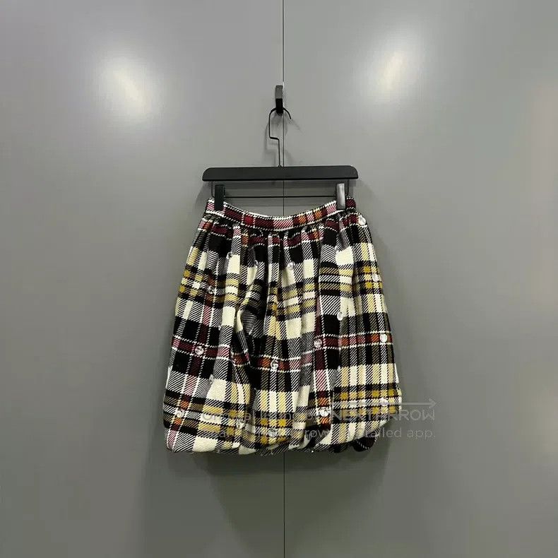 Miu Miu Miu Miu 38 Diamond plaid skirt Size 37" - 2 Thumbnail