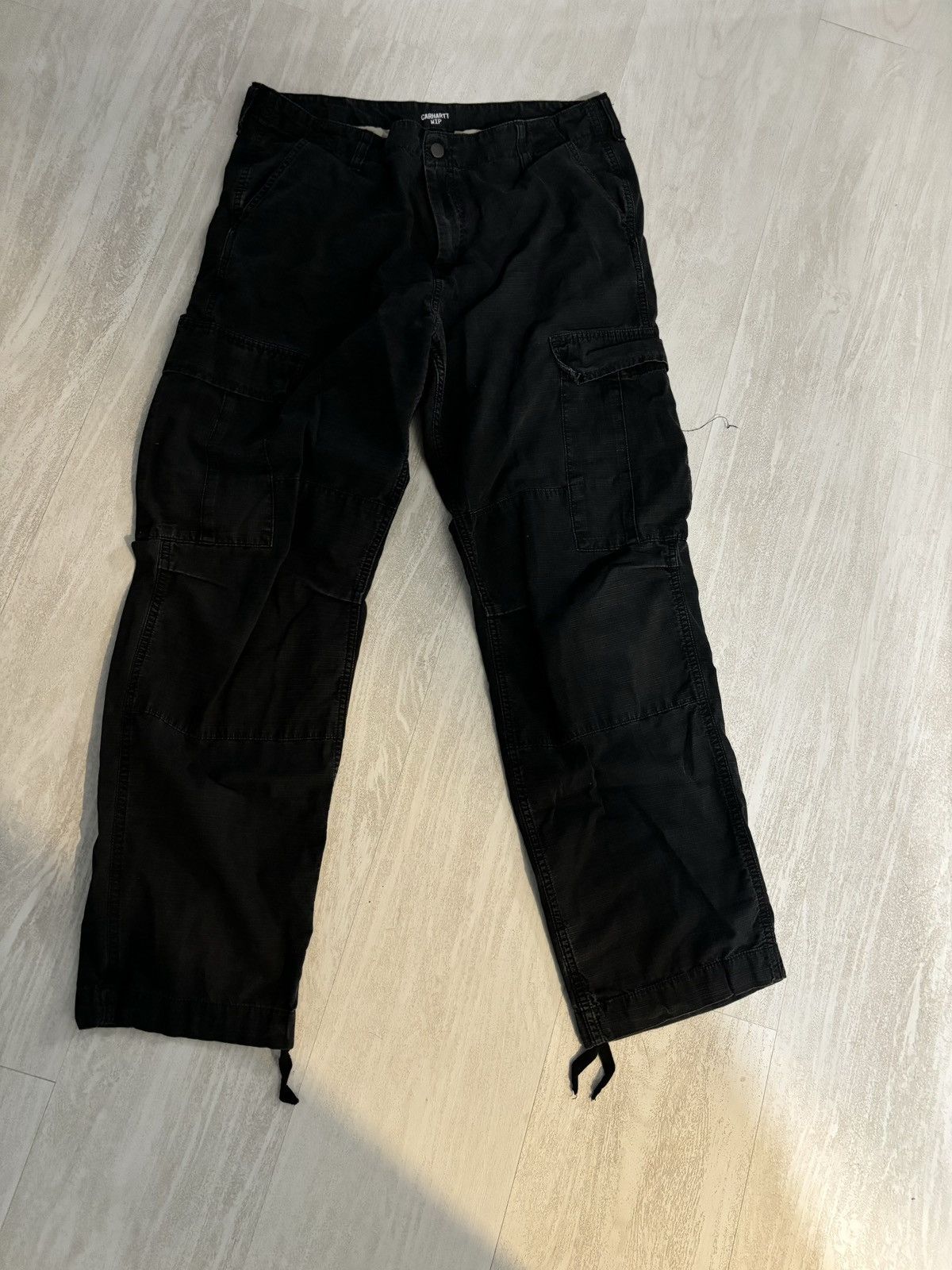 Carhartt Carhartt 36x32 Black Cargos Size US 36 / EU 52 - 1 Thumbnail