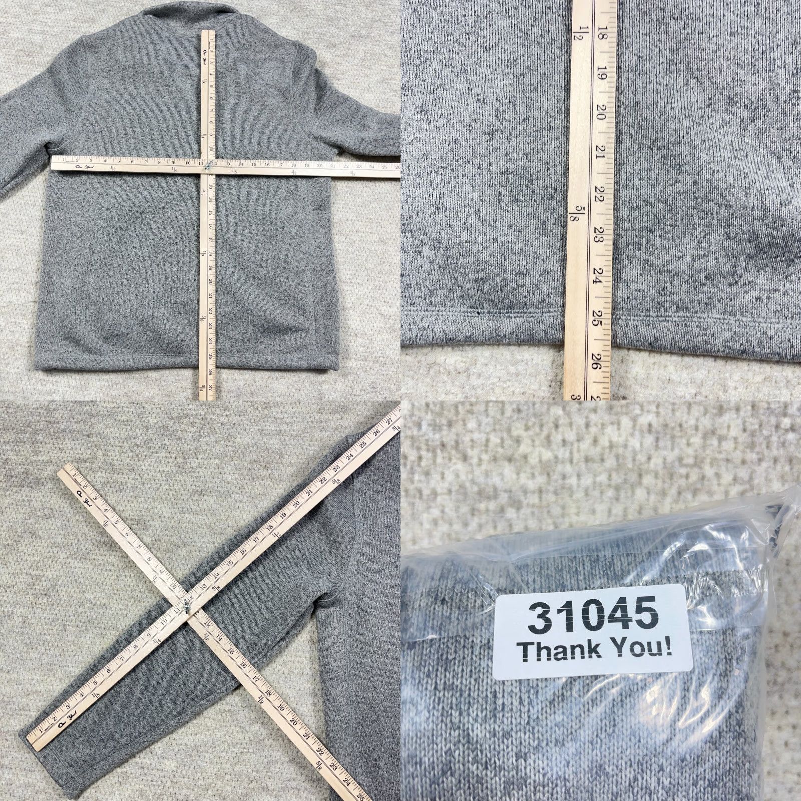 Polo Ralph Lauren Polo Ralph Lauren Jacket Men M Gray Full Zip Mock Neck Fleece Heather PRL | Track Jacket | Sports Classic Size US M / EU 48-50 / 2 - 8 Thumbnail
