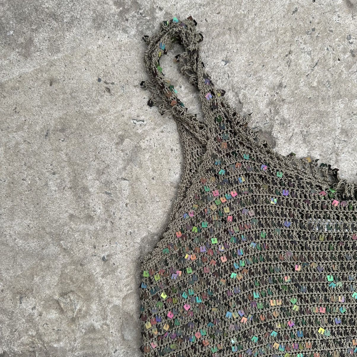 Issey Miyake VTG Japanese Style Grunge Tank Top Sleeveless Avantgarde Size L / US 10 / IT 46 - 4 Thumbnail
