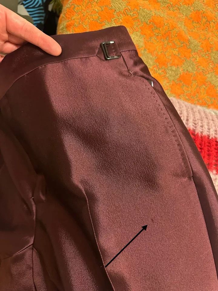 Tom Ford o1ebxxf0225 Suit Trousers Pant in Burgundy Size US 36 / EU 52 - 12 Thumbnail