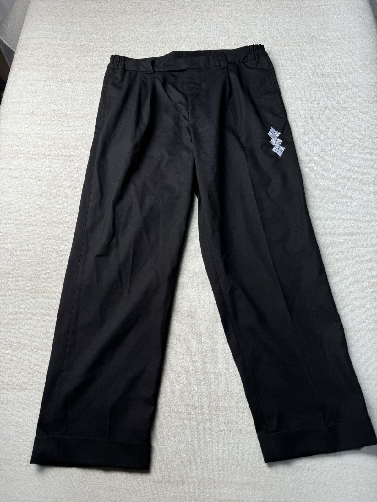 Japanese Brand GAKKIN × BUDSPOOL LINEN WOOL TUCK TROUSERS Size US 32 / EU 48 - 5 Thumbnail