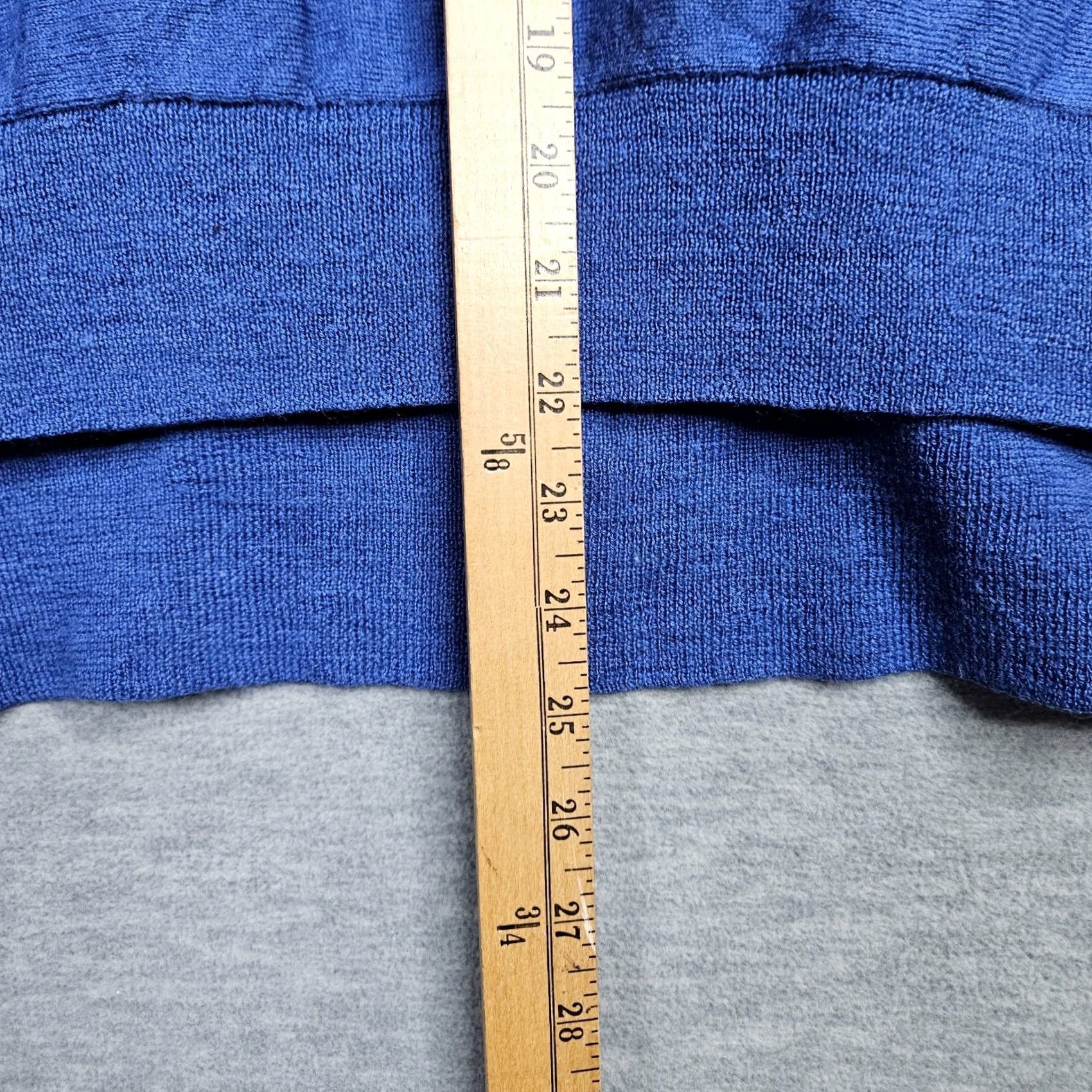 Eileen Fisher Eileen Fisher Merino Wool Sweater Pullover V-Neck 100% Lightweight All Seasons Size M Blue Womens Regular Size M / US 6-8 / IT 42-44 - 4 Thumbnail