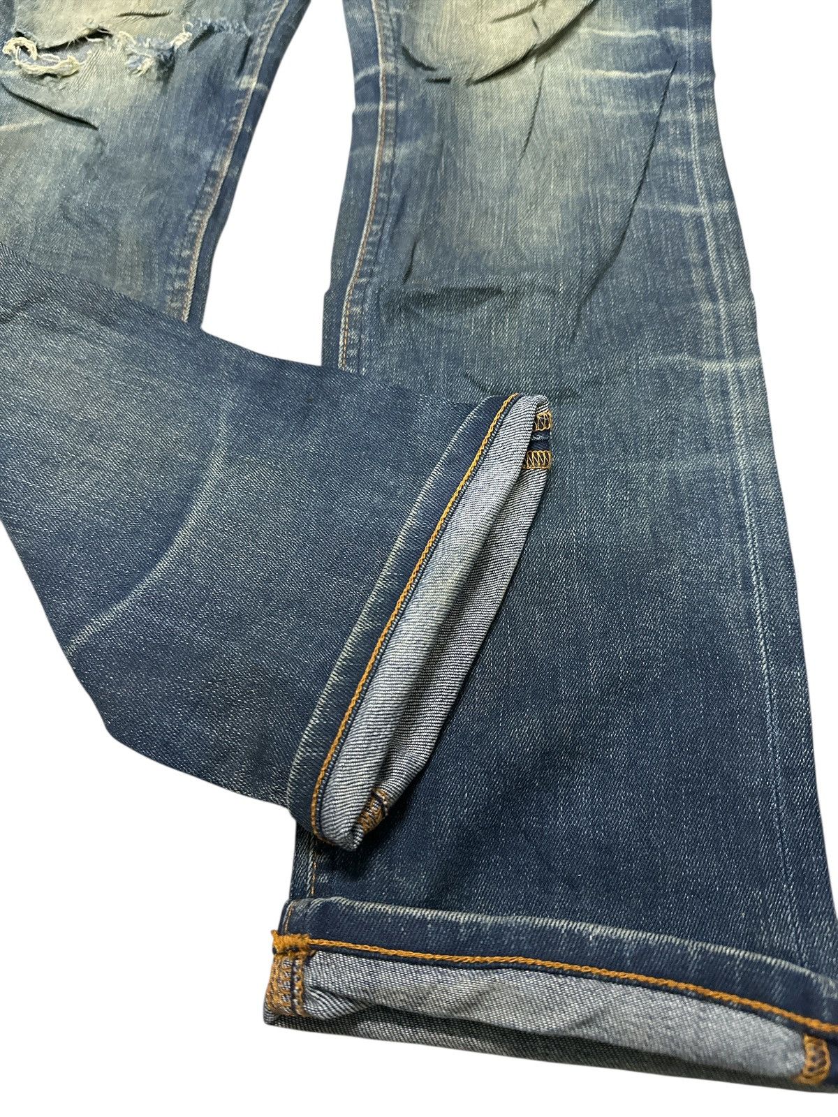 Kapital Distress Nudie Skinny Jeans . Size US 30 / EU 46 - 9 Thumbnail