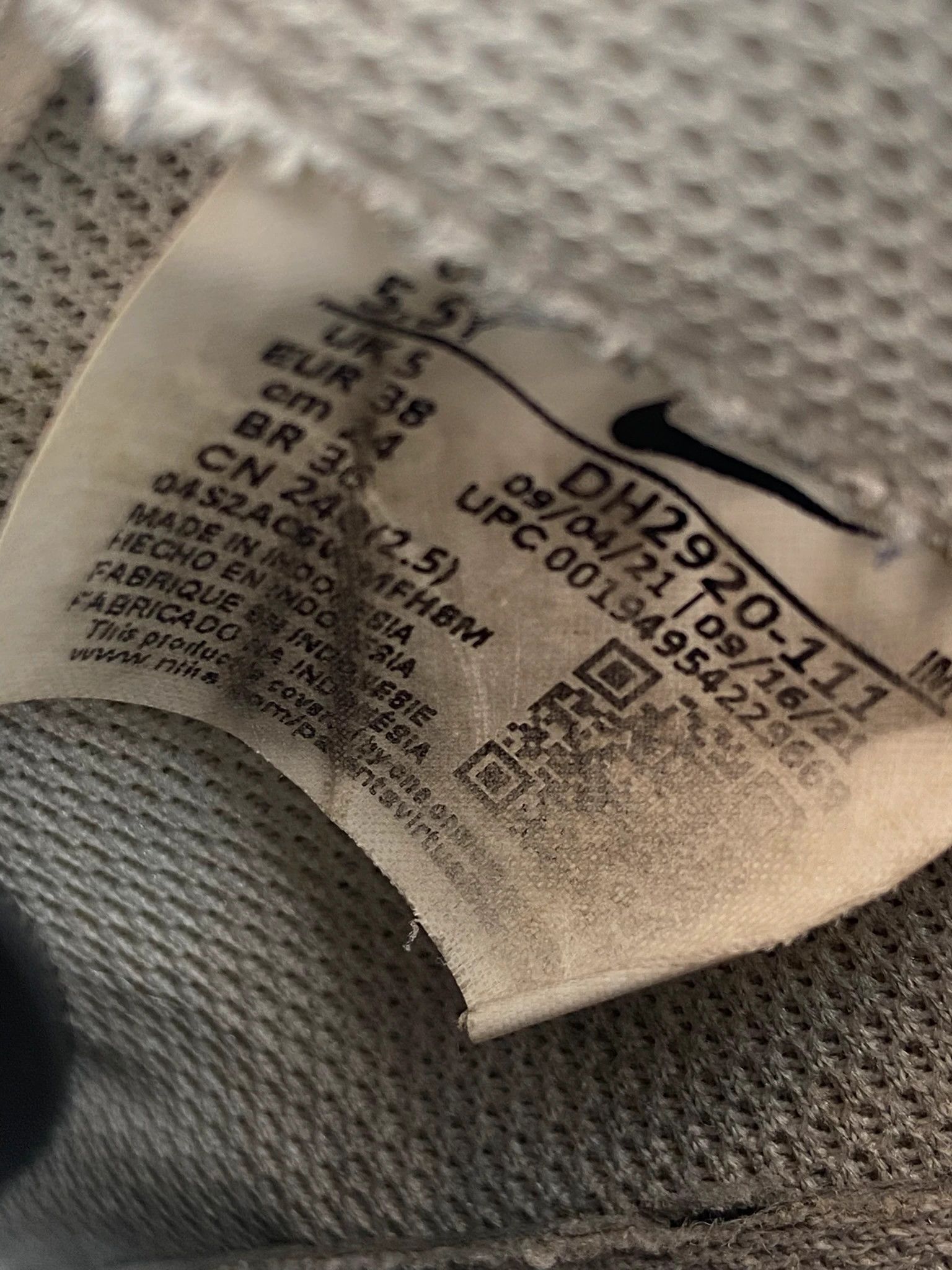 Nike Nike Air Force 1 sneakers white retro classic Size US 5.5 / EU 38 - 12 Thumbnail