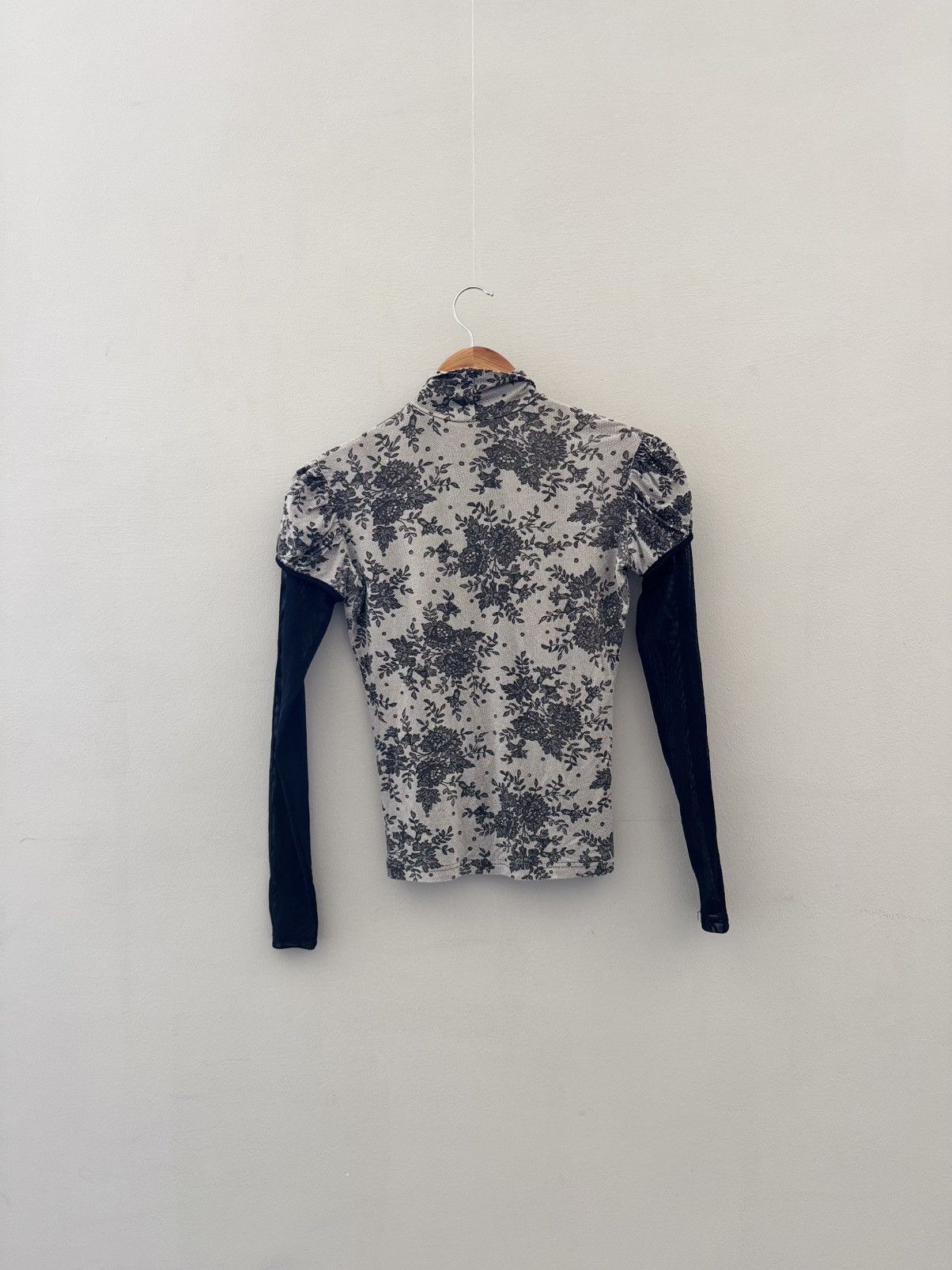 Vintage AVANT GARDE LONG SLEEVE Y2K JAPAN BAND ROSE TEE EMO PUNK Size S / US 4 / IT 40 - 5 Thumbnail