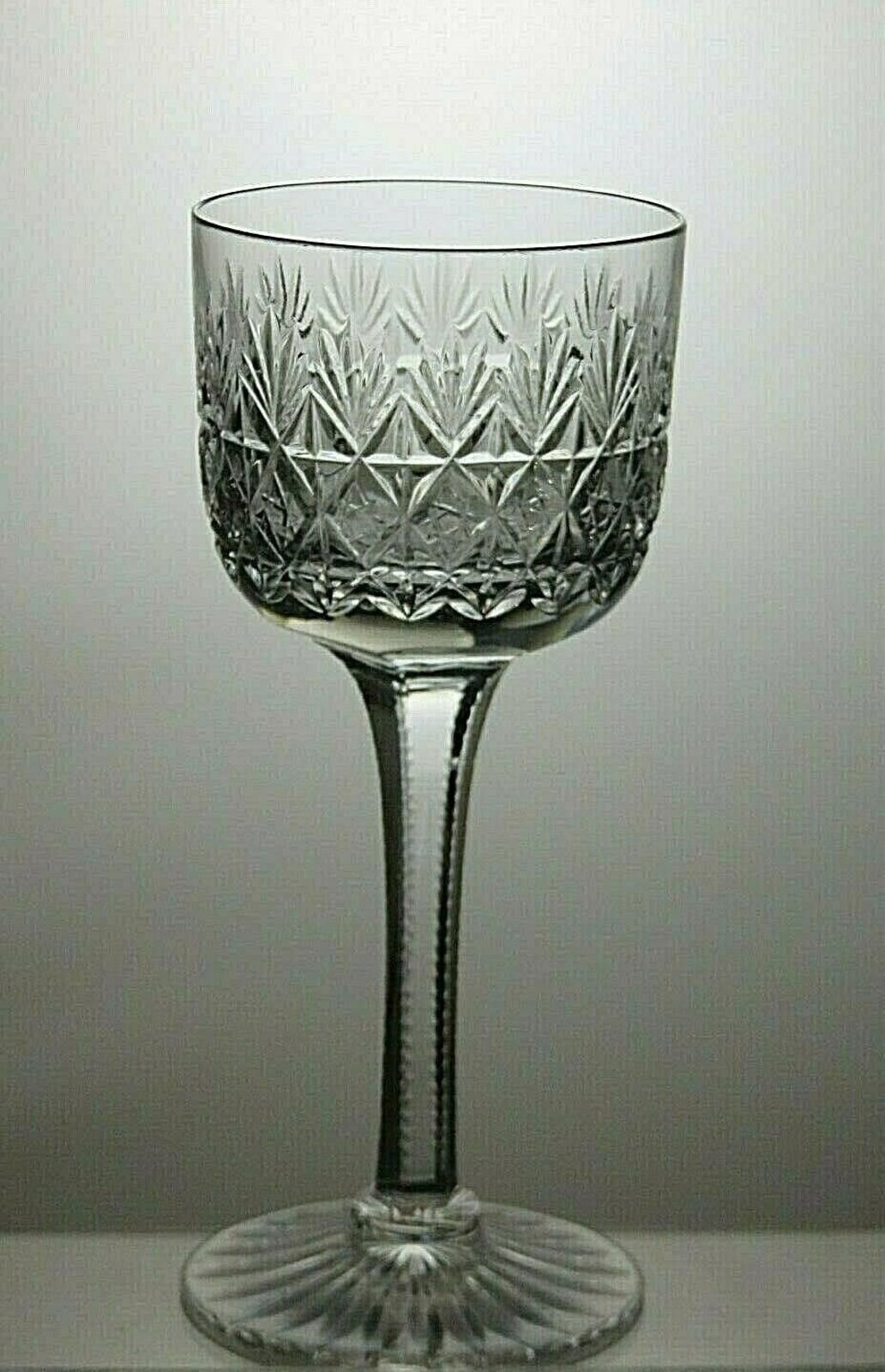 Other Thomas Webb Crystal Wellington Cut Wine Hock Glass 6 2/3" Size ONE SIZE - 3 Thumbnail