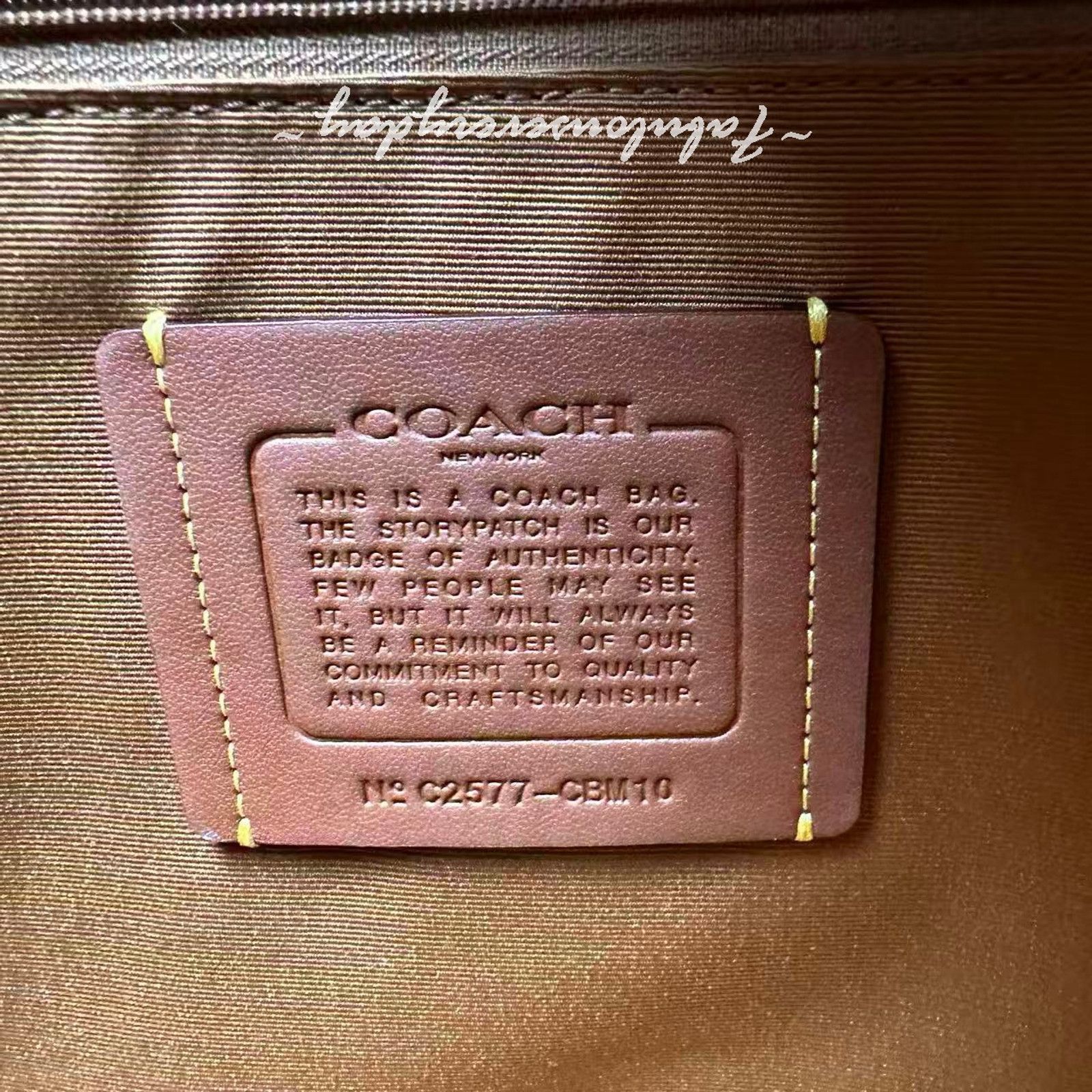 Coach Coach Smith Tote Bag Crossbody In Leather/Silver/Denim Size ONE SIZE - 7 Thumbnail