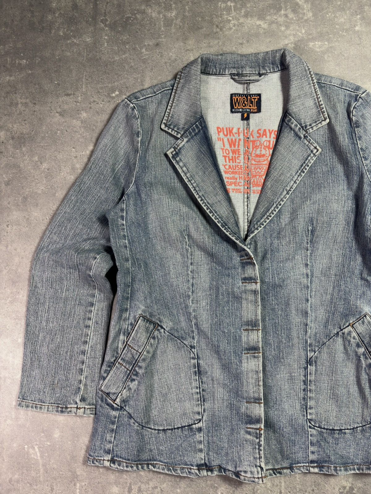 Walter Van Beirendonck W&LT Walter Van Beirendonck Deconstructed Jeans Blazer S M Size US M / EU 48-50 / 2 - 3 Thumbnail