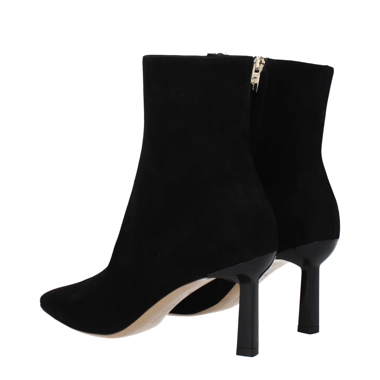 Salvatore Ferragamo ob1o1e1224 Suede Ankle Boots in Black Size US 5.5 / IT 35.5 - 4 Thumbnail
