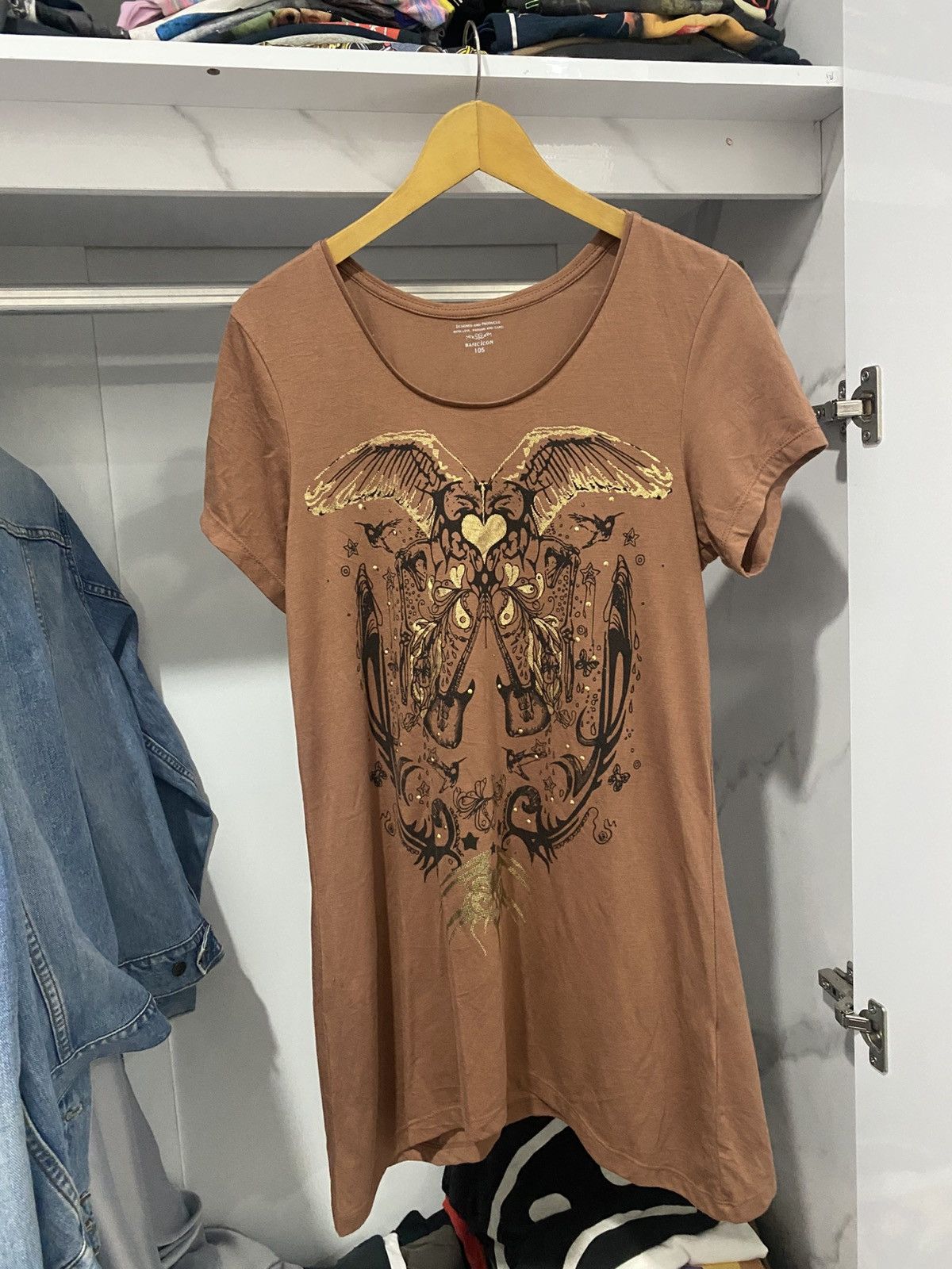 Beauty Beast Japanese Shirt Vkei Grunge Guitar Tee Ifsix AA0067 Size US M / EU 48-50 / 2 - 1 Thumbnail