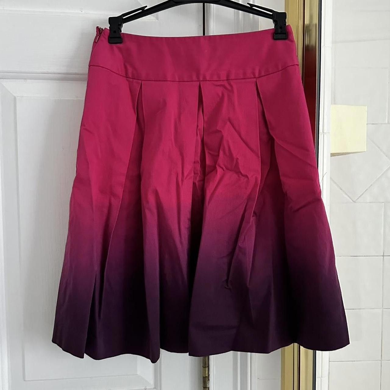 Express Express Women's Pink and Purple Skirt Size 26" / US 2 / IT 38 - 1 Thumbnail