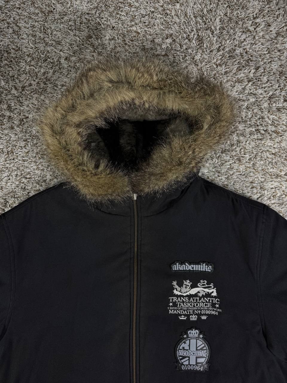 Akademiks Rare Y2K Akademiks Reversible Fur Hooded Jacket Hip Hop Size US XL / EU 56 / 4 - 2 Thumbnail