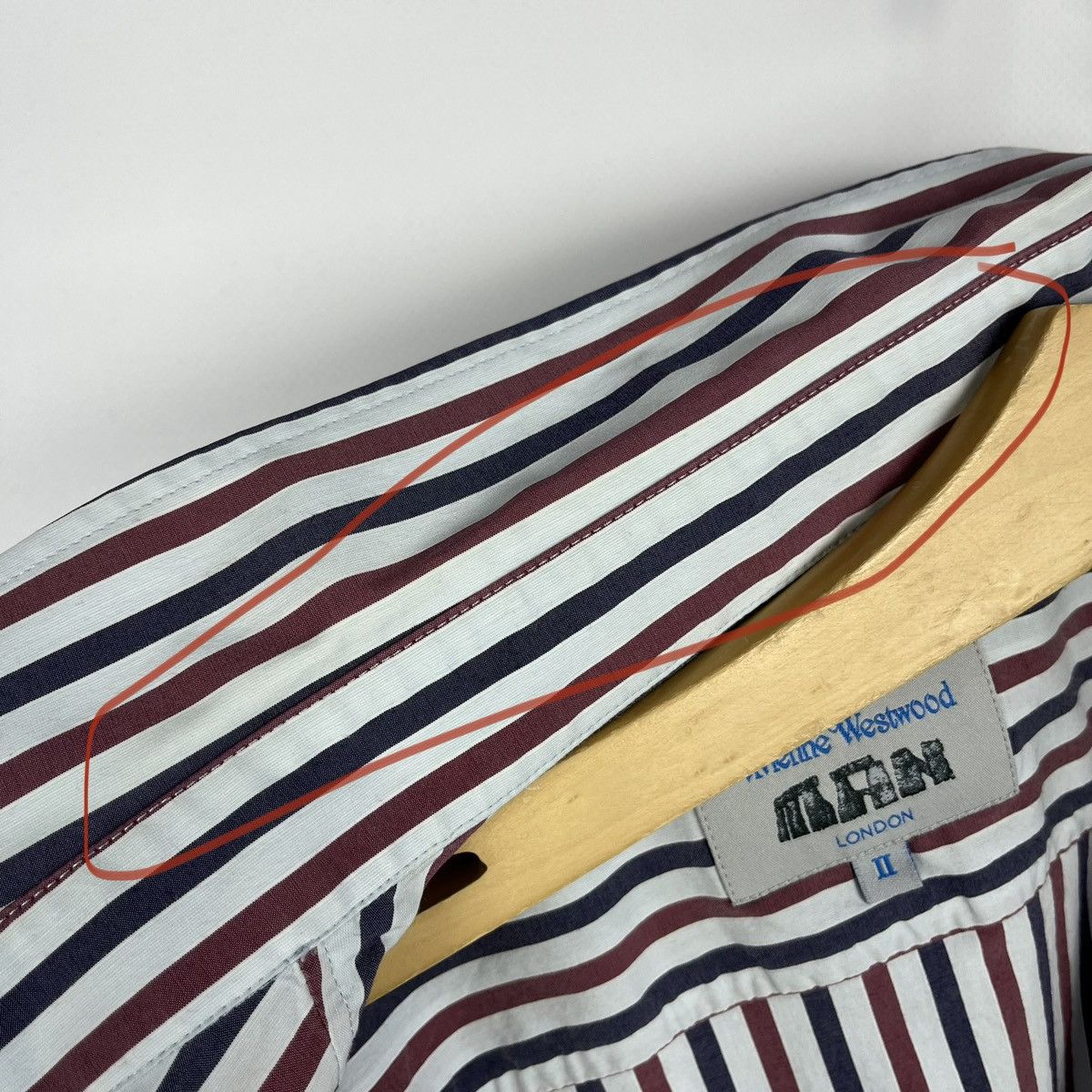 Vivienne Westwood Designer Vivienne Westwood Man stripped Avant-Garde shirt Size US S / EU 44-46 / 1 - 9 Thumbnail
