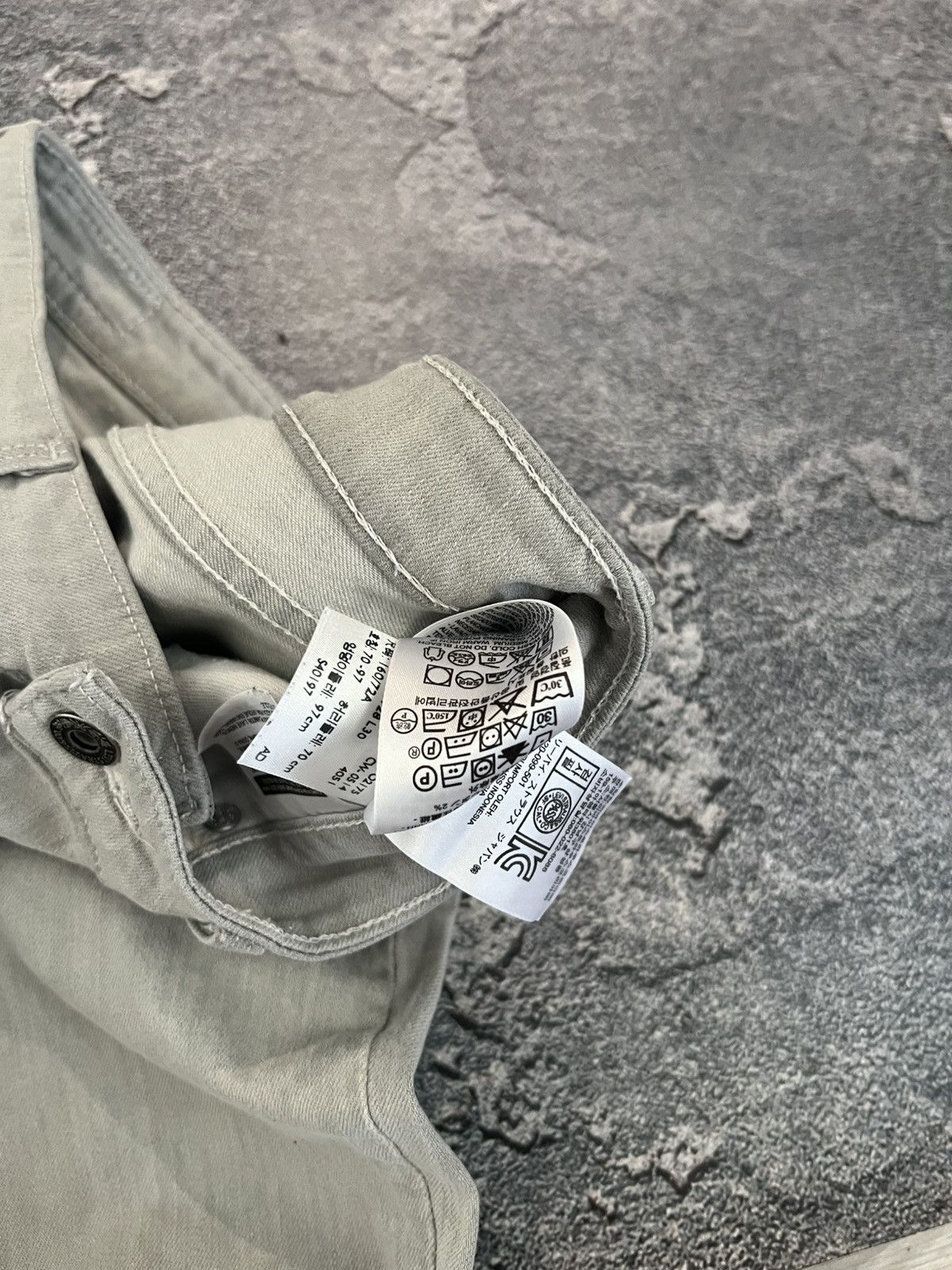 Vintage Vintage Slim Levis Jeans White - Retro Archive Style 28 Size US 28 / EU 44 - 11 Thumbnail