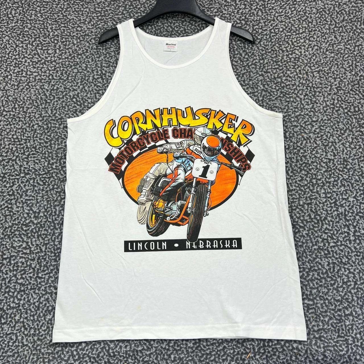 Other Vintage Cornhuskers Motorcycle Shirt Men L Murina Sleeveless Size US L / EU 52-54 / 3 - 1 Thumbnail