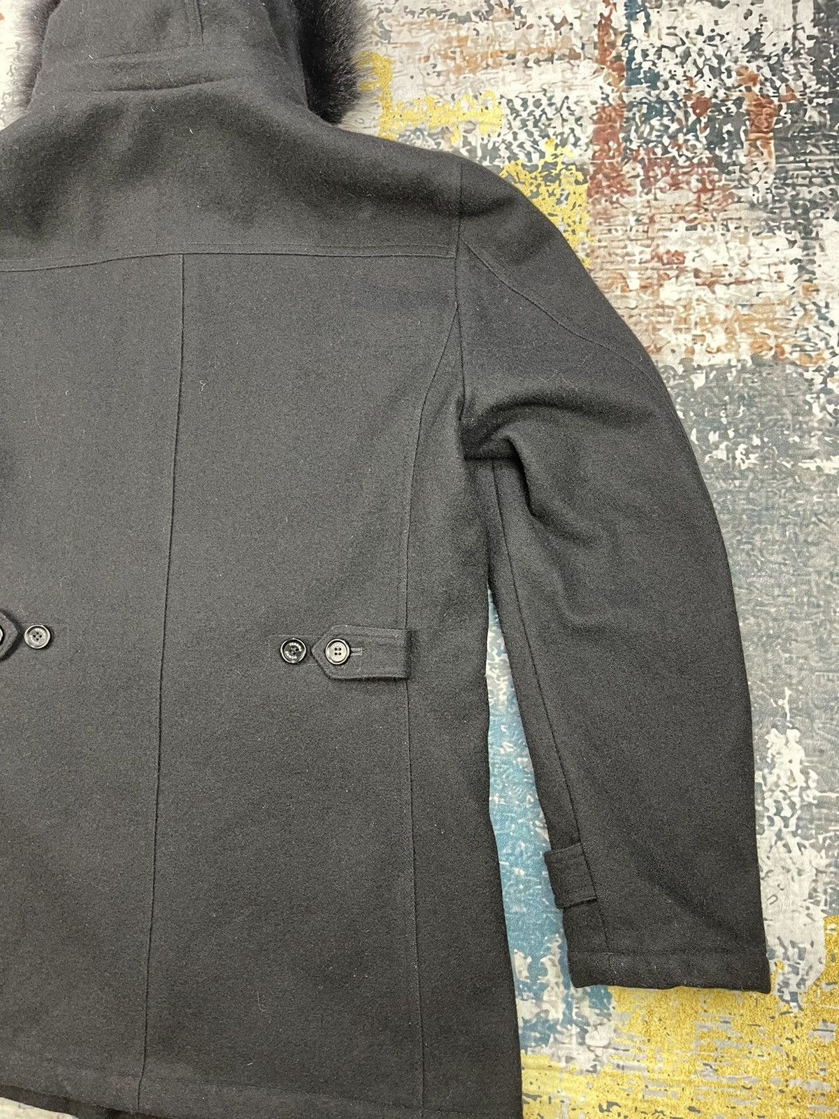 Renoma Renoma Homme Cashmere Wool Hooded Flight Coats Size US L / EU 52-54 / 3 - 8 Thumbnail