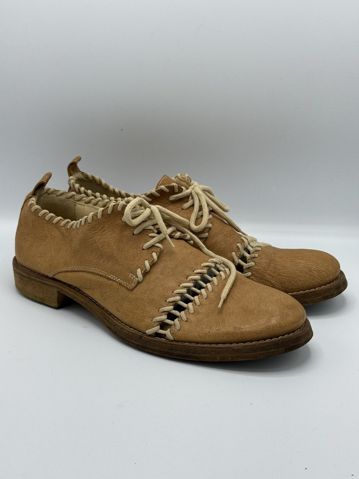 Ann Demeulemeester Ann Demeulemeester PWF Menswear SS/2009 Lace-up Shoes Size US 8 / EU 41 - 1 Thumbnail