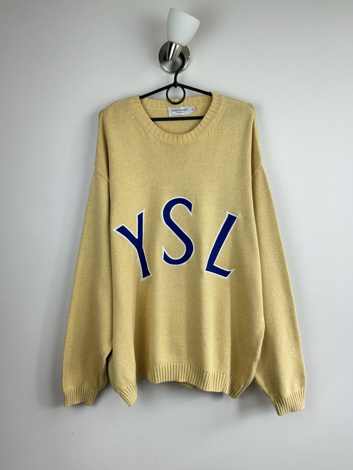 Vintage × Yves Saint Laurent Vintage sweater Yves Saint Laurent 90s original luxury item Size US XXL / EU 58 / 5 - 1 Thumbnail