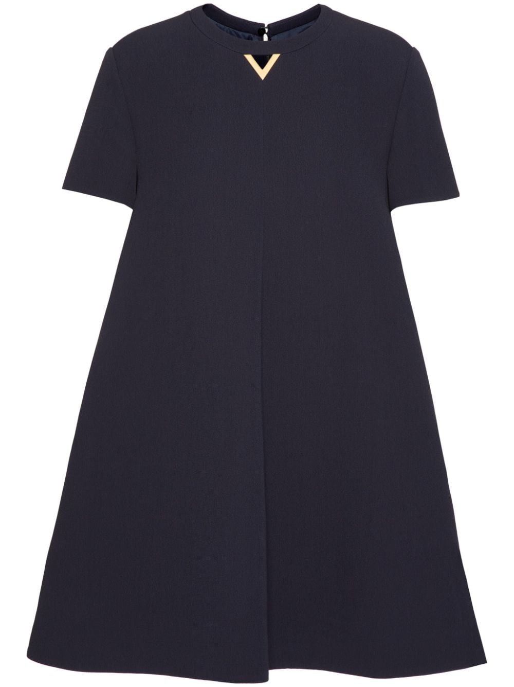 Valentino VLOGO MINI DRESS Size S / US 4 / IT 40 - 1 Thumbnail