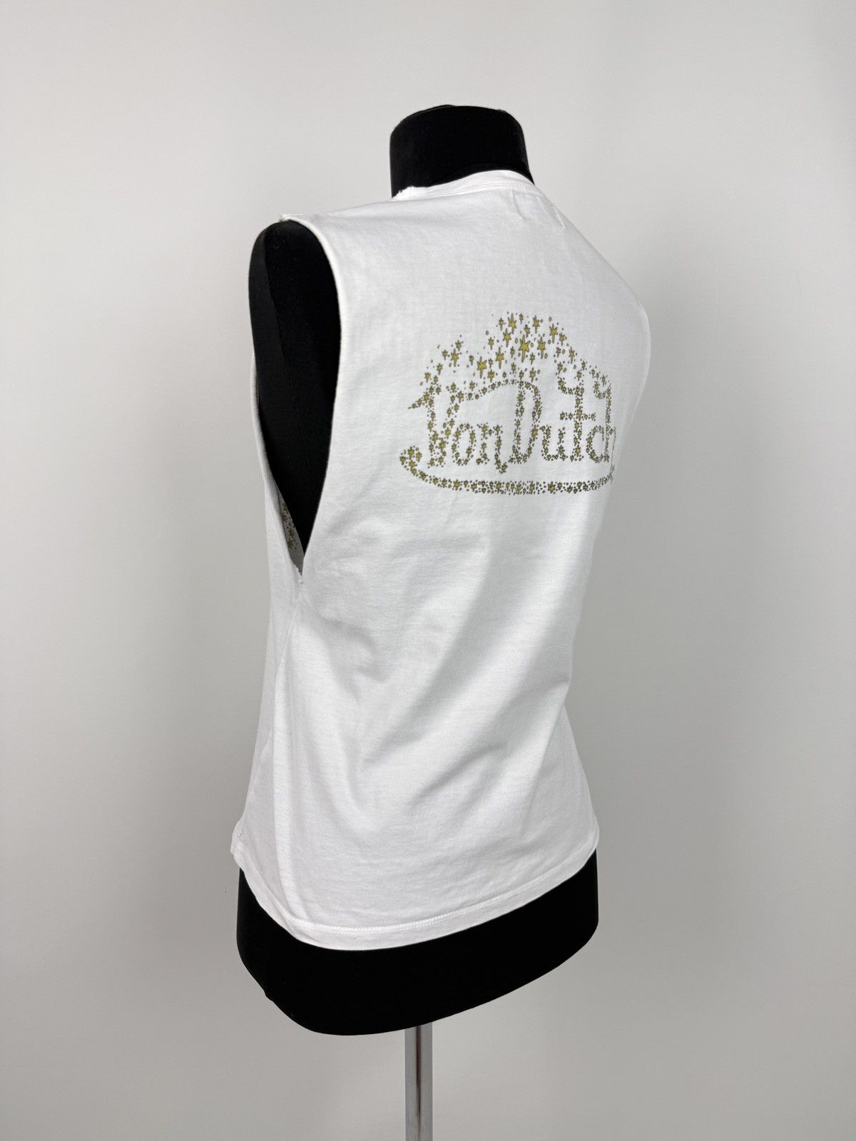 Von Dutch Y2K Vintage Von Dutch Din Din Fairy Cut Off Tank Top Size L / US 10 / IT 46 - 2 Thumbnail