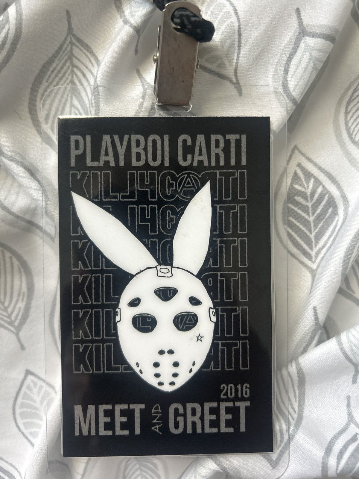 Playboi Carti 2016 CARTI TOUR TEE + MEET AND GREET PASS Size US L / EU 52-54 / 3 - 4 Thumbnail