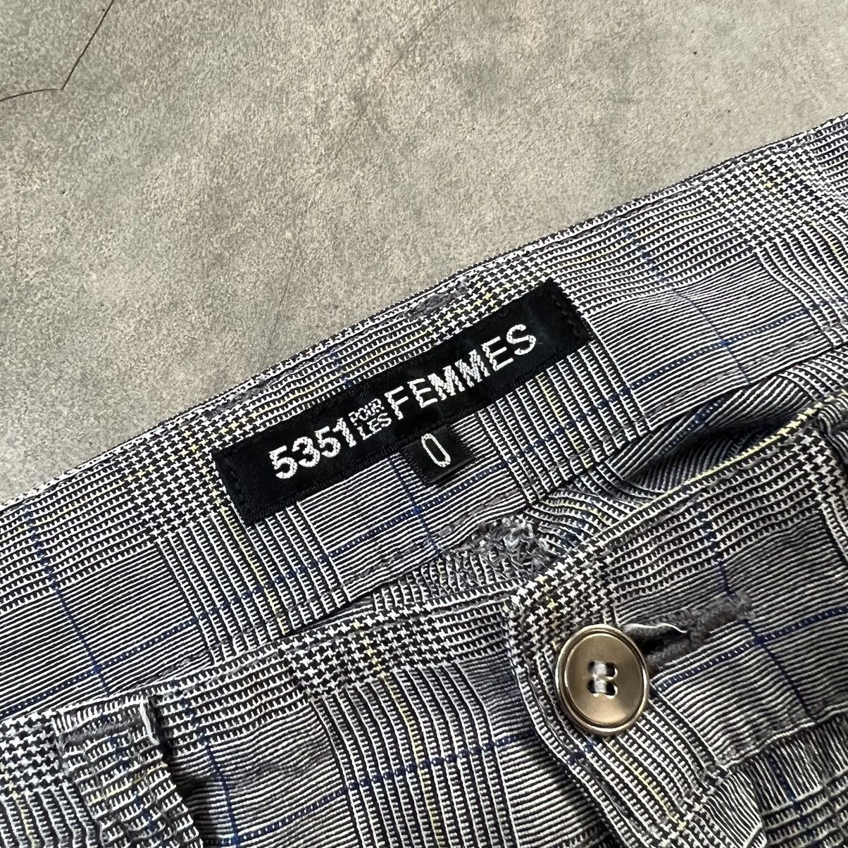 5351 POUR LES FEMMES 5351 Pour Les Femmes Tartan Multi Zip Pocket Pants Size 27" / US 4 / IT 40 - 6 Thumbnail