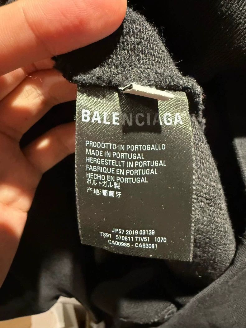 Balenciaga Balenciaga Letter Logo Hoodie Men's Black Size US M / EU 48-50 / 2 - 5 Thumbnail