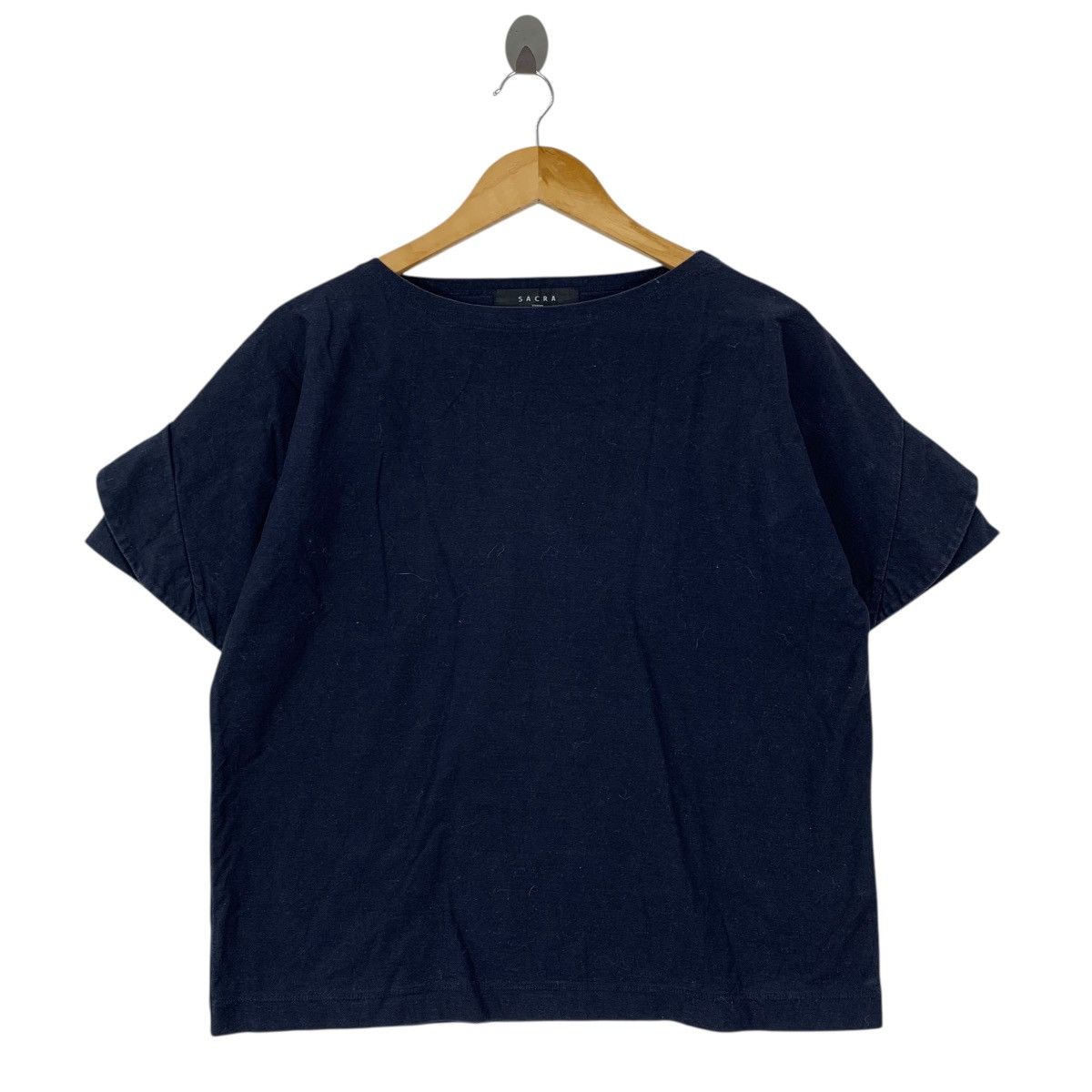 Japanese Brand SACRA Japanese Brand Crew Neck Short Sleeve Tshirt Size M / US 6-8 / IT 42-44 - 1 Thumbnail
