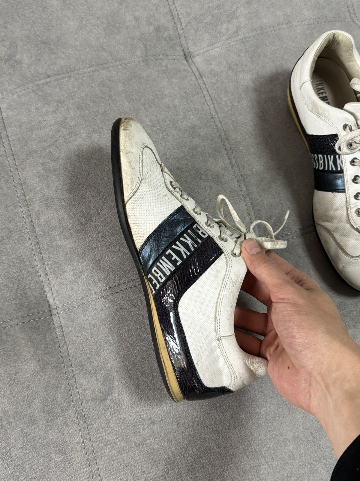 Dirk Bikkembergs × Vintage Dirk Bikkembergs Leather Y2K Avant garde Shoes Sneakers 41 Size US 8 / EU 41 - 7 Thumbnail