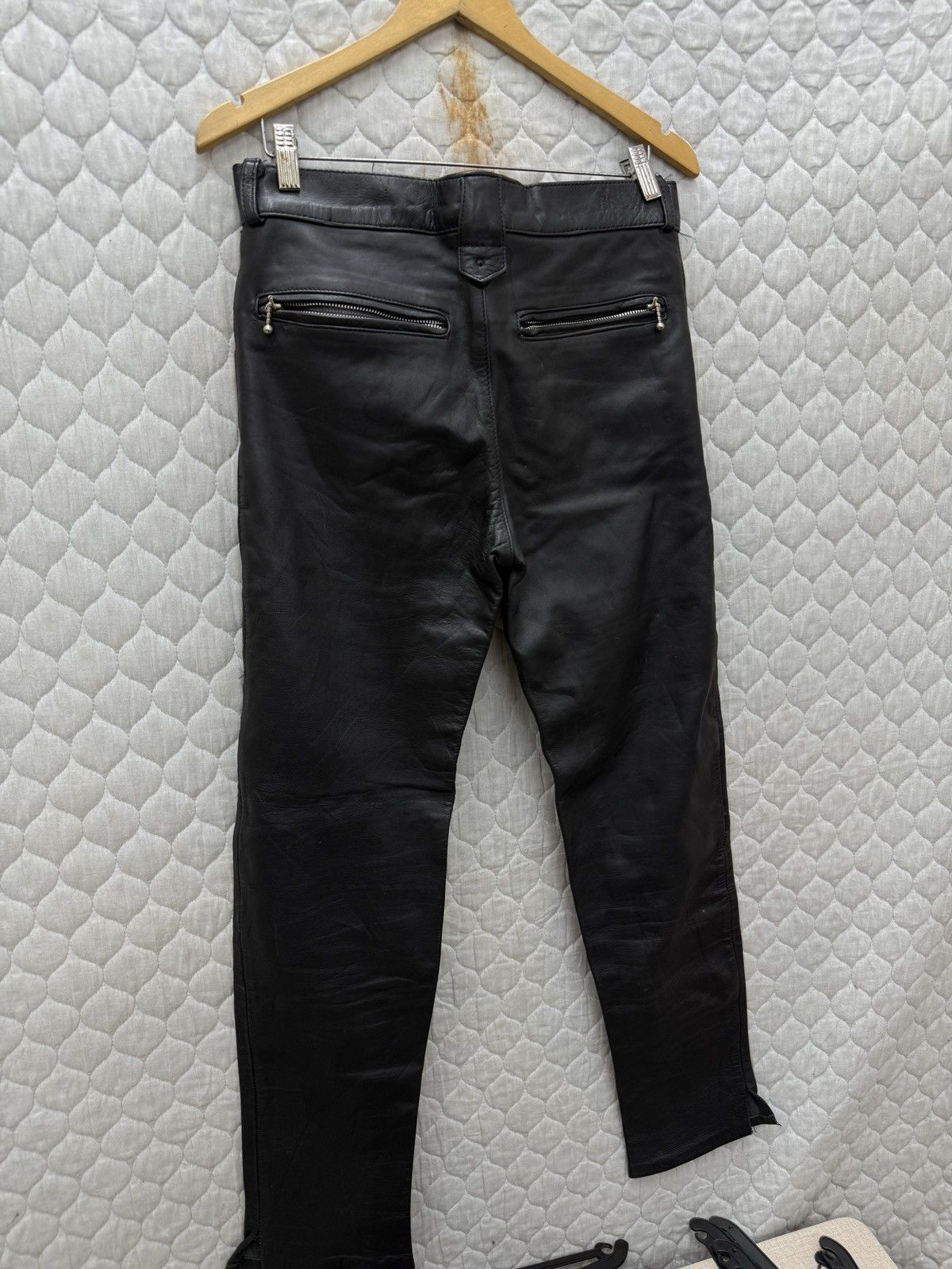 Genuine Leather 🔥🔥🔥STEALS CUIRS LONDON LEATHER PANTS Size US 31 - 6 Thumbnail