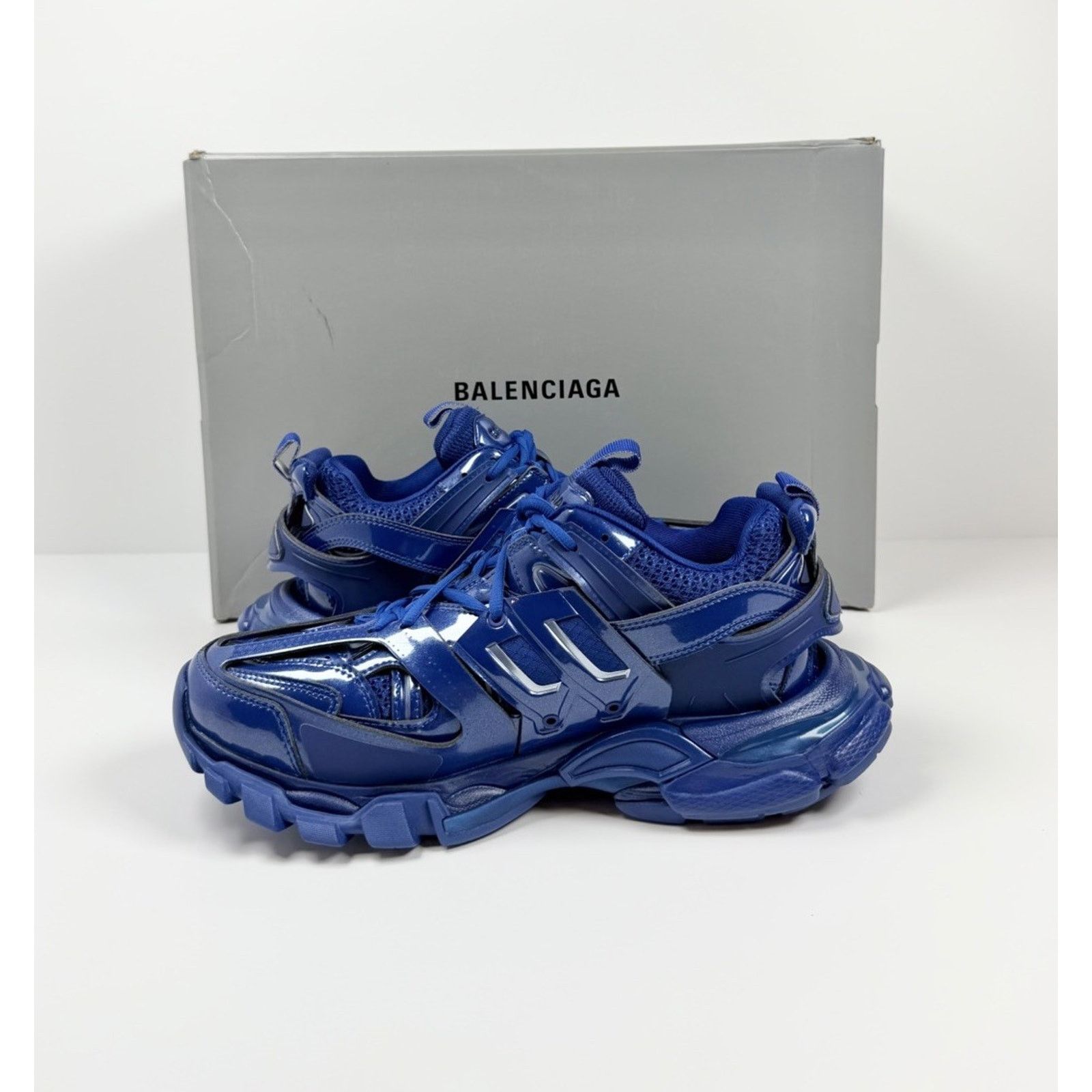 Balenciaga Size 40EU/7US - Balenciaga Track Metallic Blue NEW Size US 7 / EU 40 - 6 Thumbnail