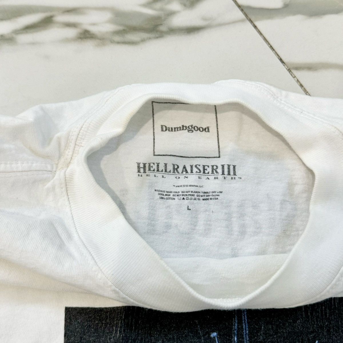 Other DUMBGOOD HELLRAISER III TEE! Size US L / EU 52-54 / 3 - 7 Thumbnail