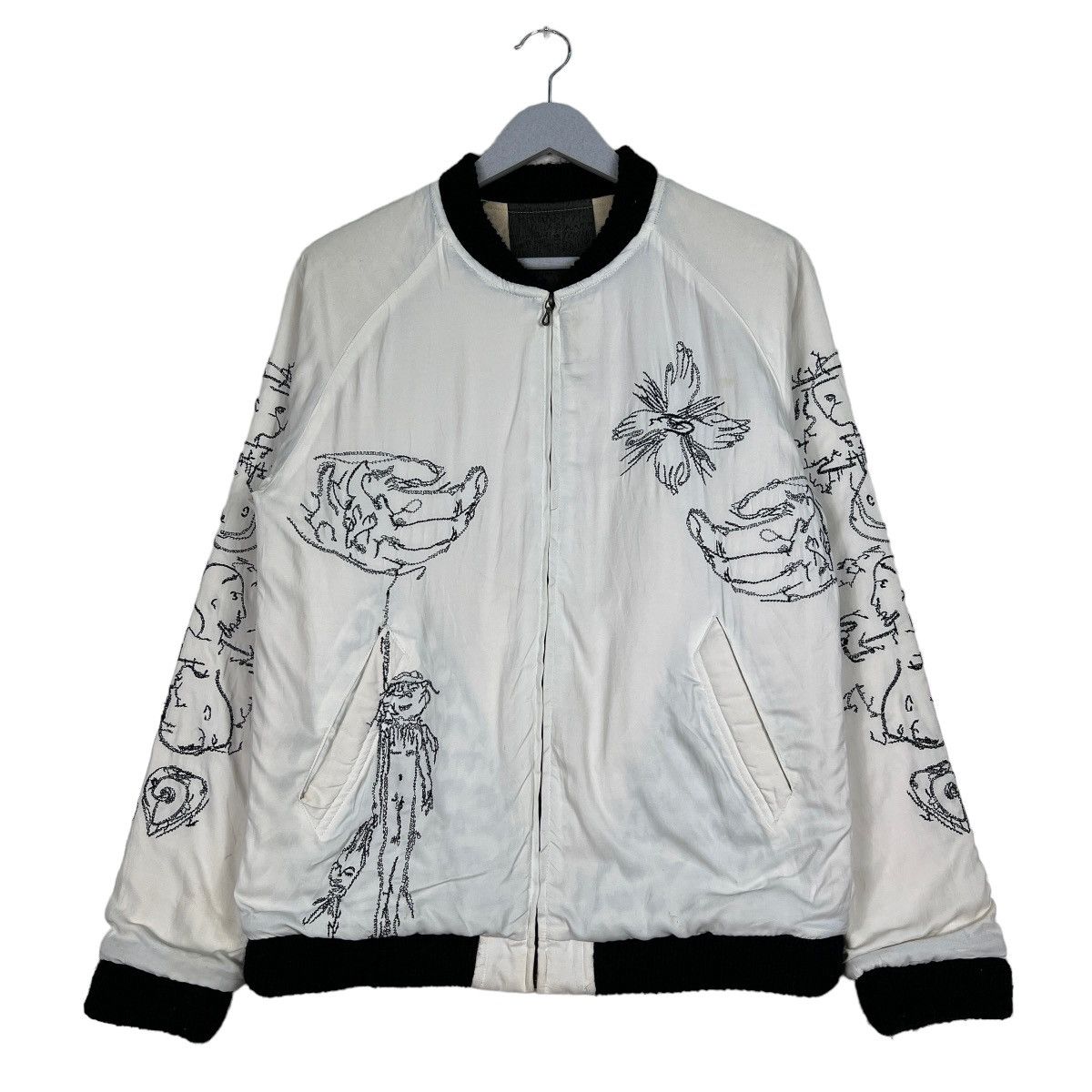Japanese Brand 🔥 REBIRTH EMBROIDERY BOMBER JACKET MADE IN JAPAN Size US S / EU 44-46 / 1 - 2 Thumbnail