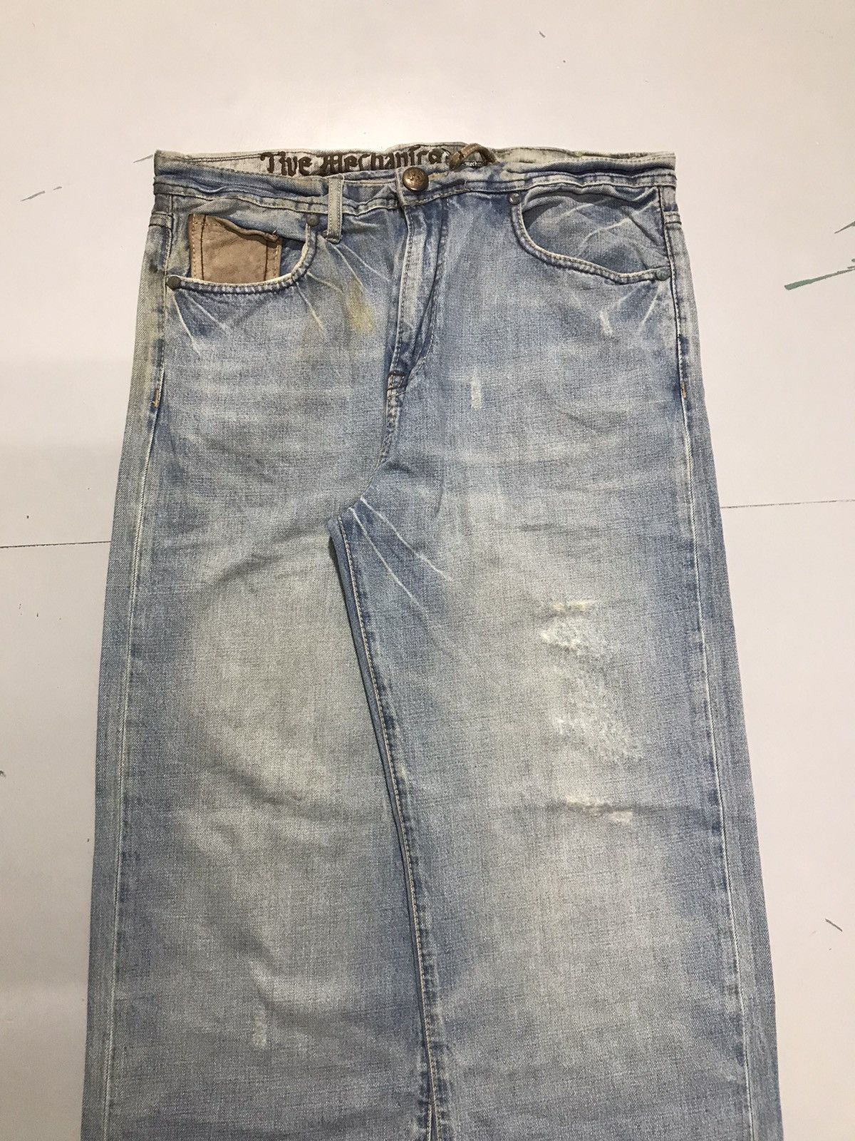 Southpole Vintage live rechanics embroidered denim Size US 36 / EU 52 - 4 Thumbnail