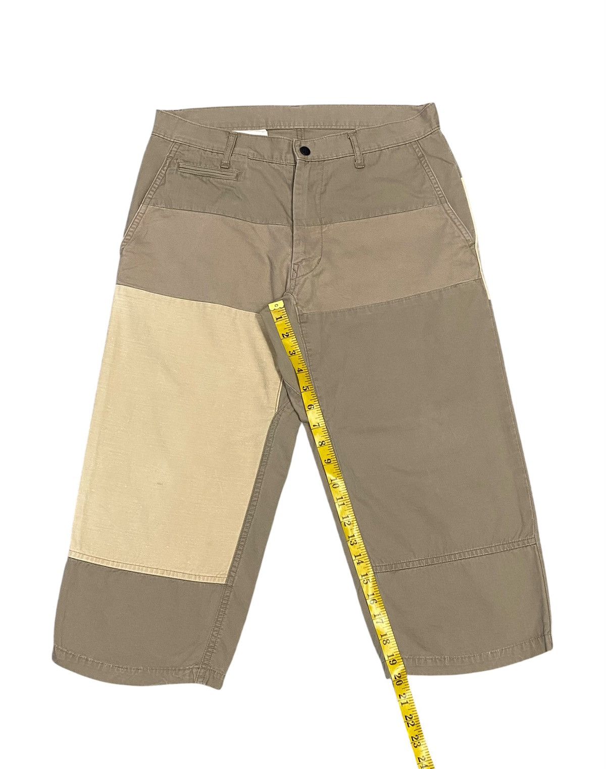 Mountain Research Mountain Research 535 Patchwork Cropped Pants Size US 30 / EU 46 - 13 Thumbnail