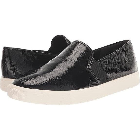 Vince Vince Blair Leather Women's Slip-On Sneaker Black/White Sz 9 Size US 9 / IT 39 - 10 Thumbnail