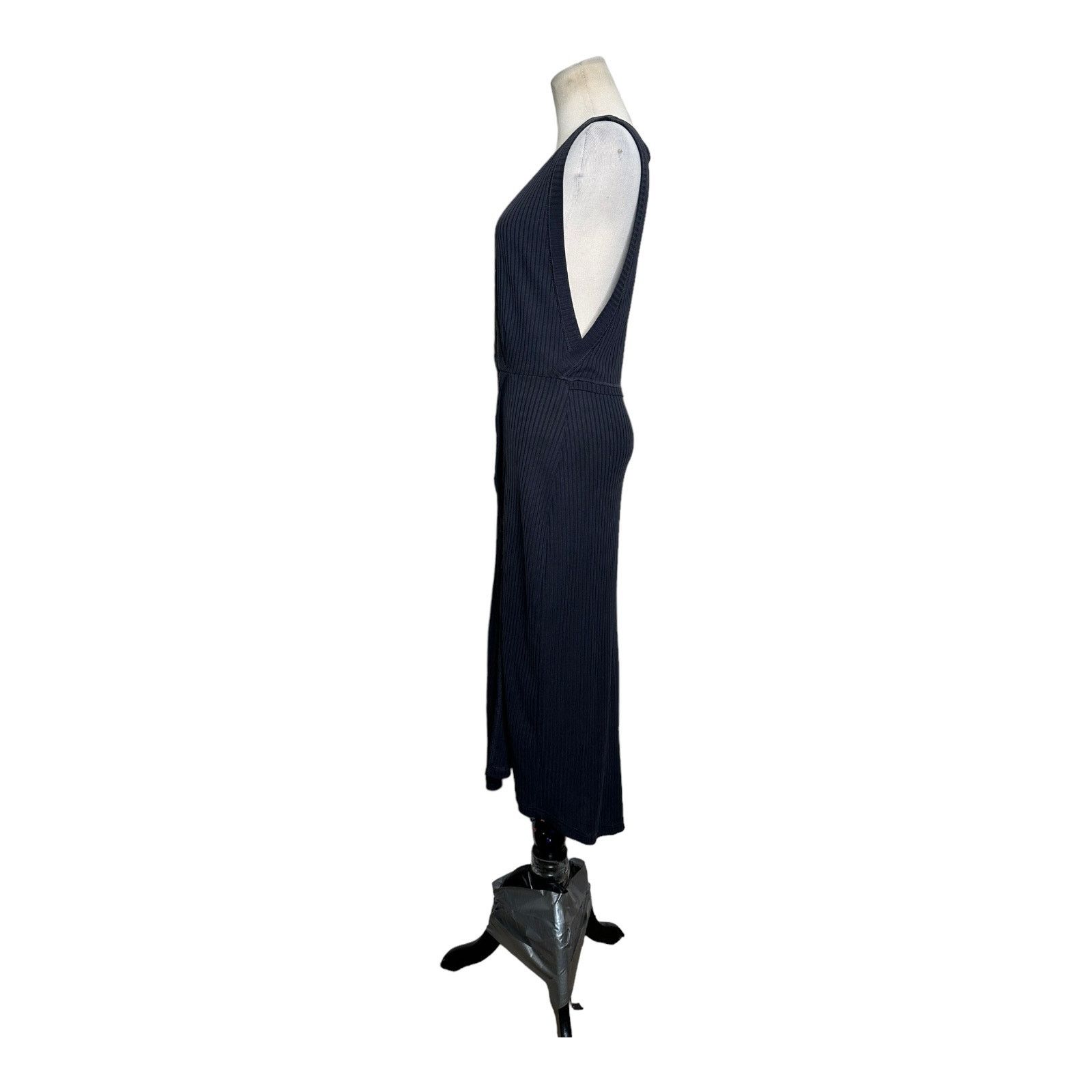 Free People Free People gray front cross flap slit midi dress small Size S / US 4 / IT 40 - 12 Thumbnail